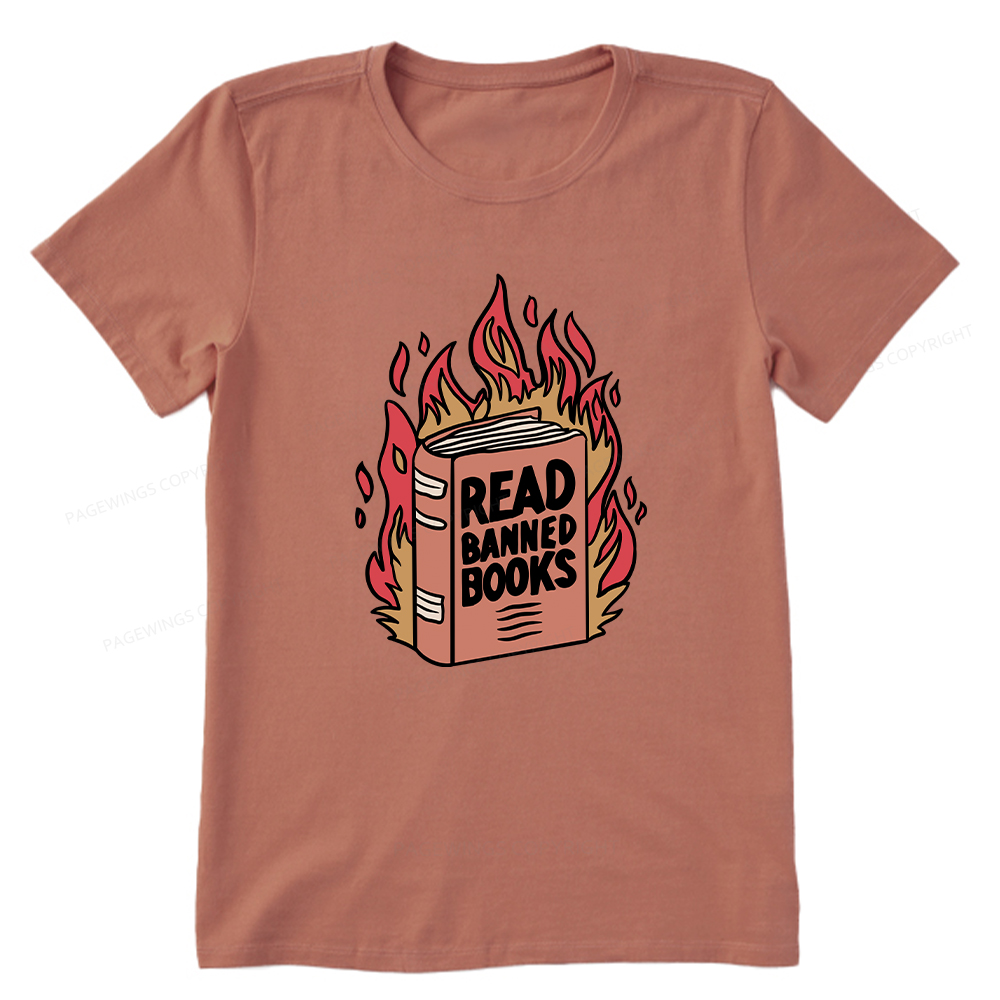 Pagewings Read Banned Books Shirt Unisex Classic T-shirt
