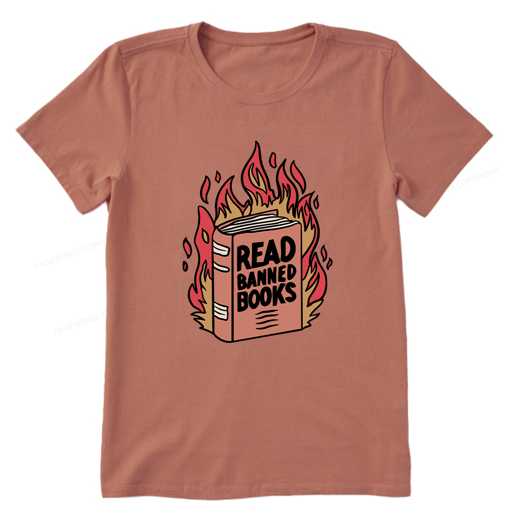 Pagewings Read Banned Books Shirt Unisex Classic T-shirt