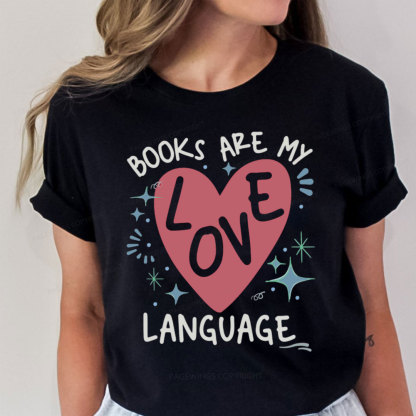Pagewing Books Are My Love Language Unisex Classic T-shirt