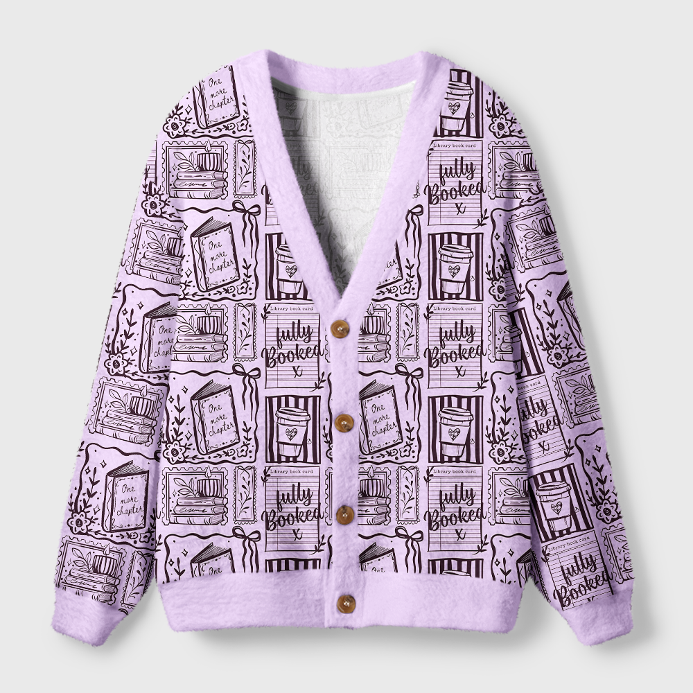 Pagewings Fully Booked Light Knit Unisex Cardigan Sweaters