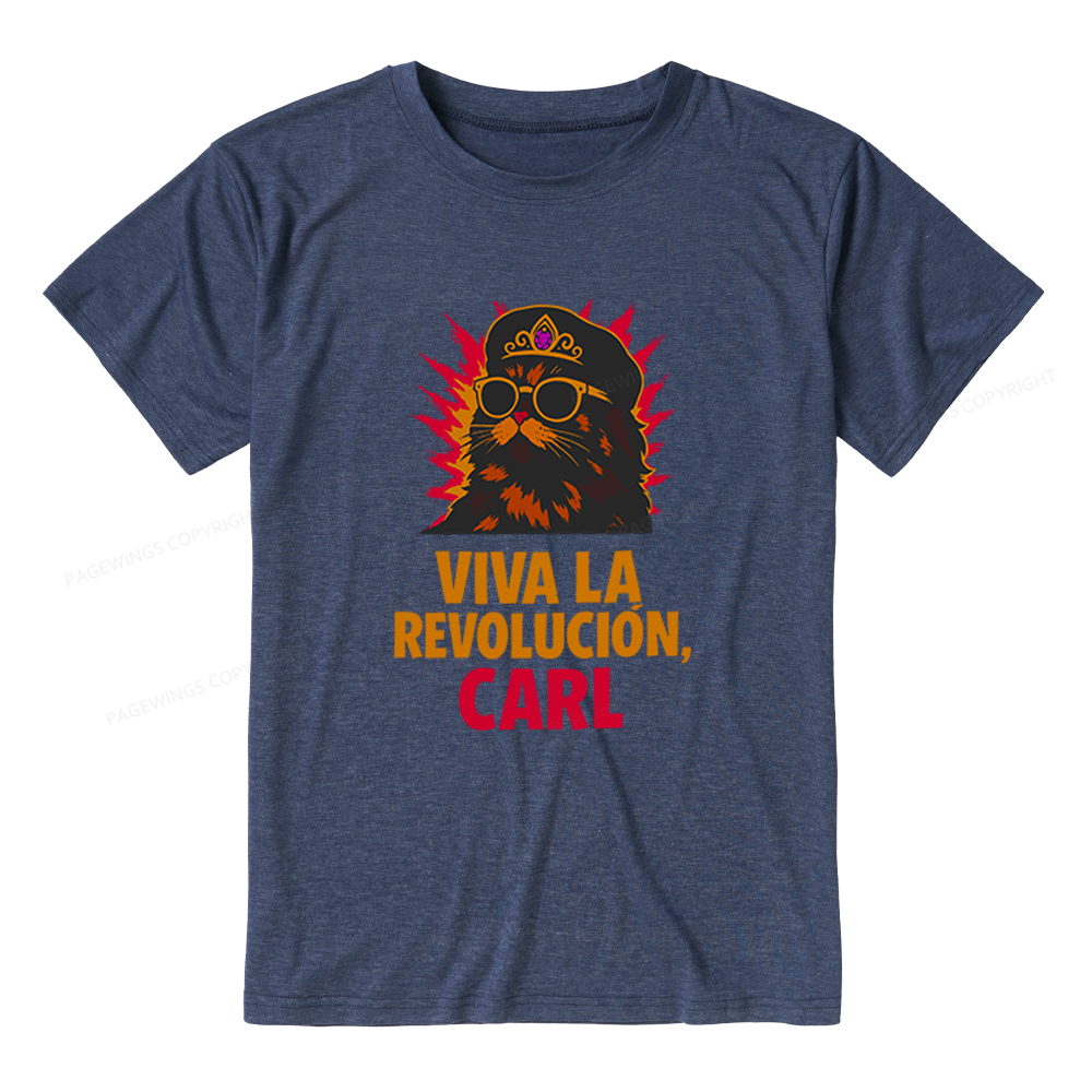 Pagewings Viva La Revolucion Unisex Heather T-Shirt