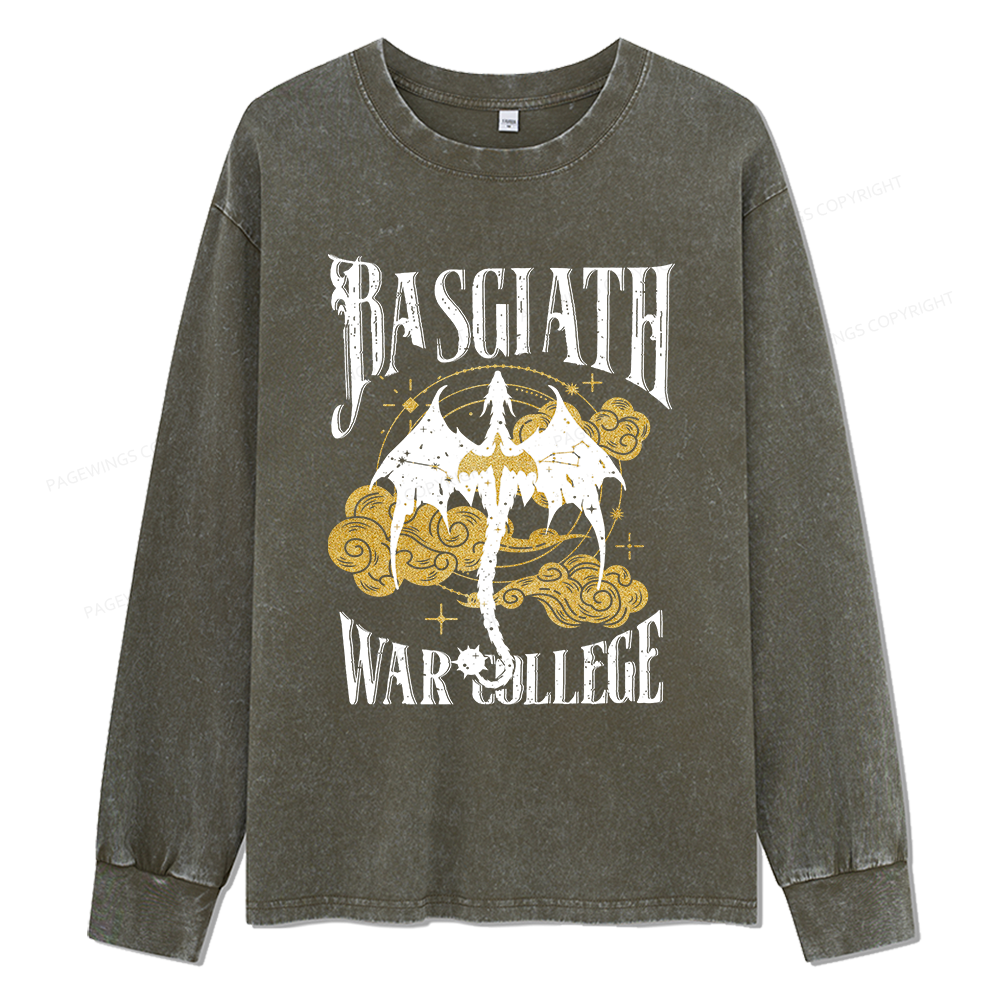 Pagewings Fantasy Unisex Washed Long Sleeve T-shirt