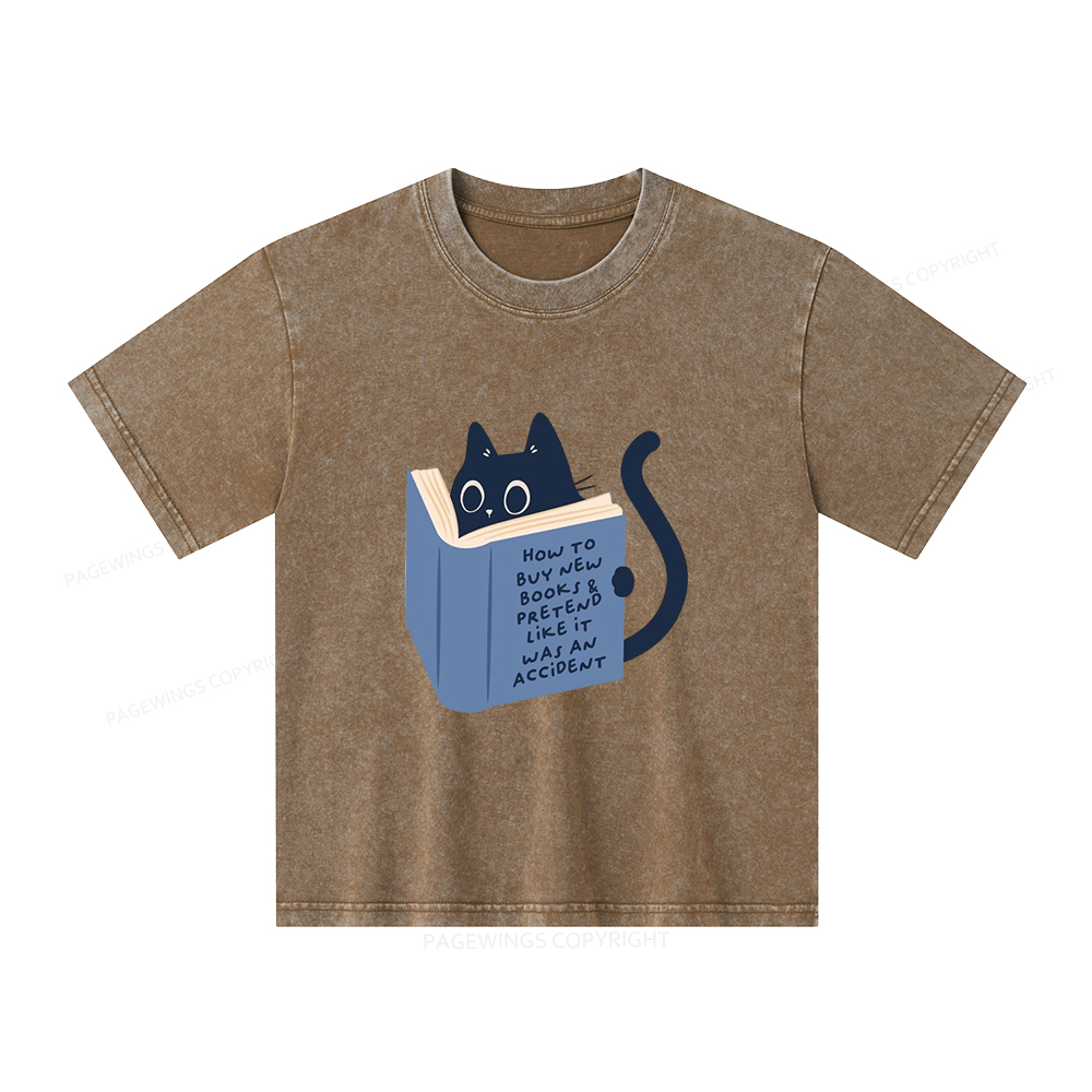 Pagewings How To Buy New Books Unisex Kids Washed T-shirt