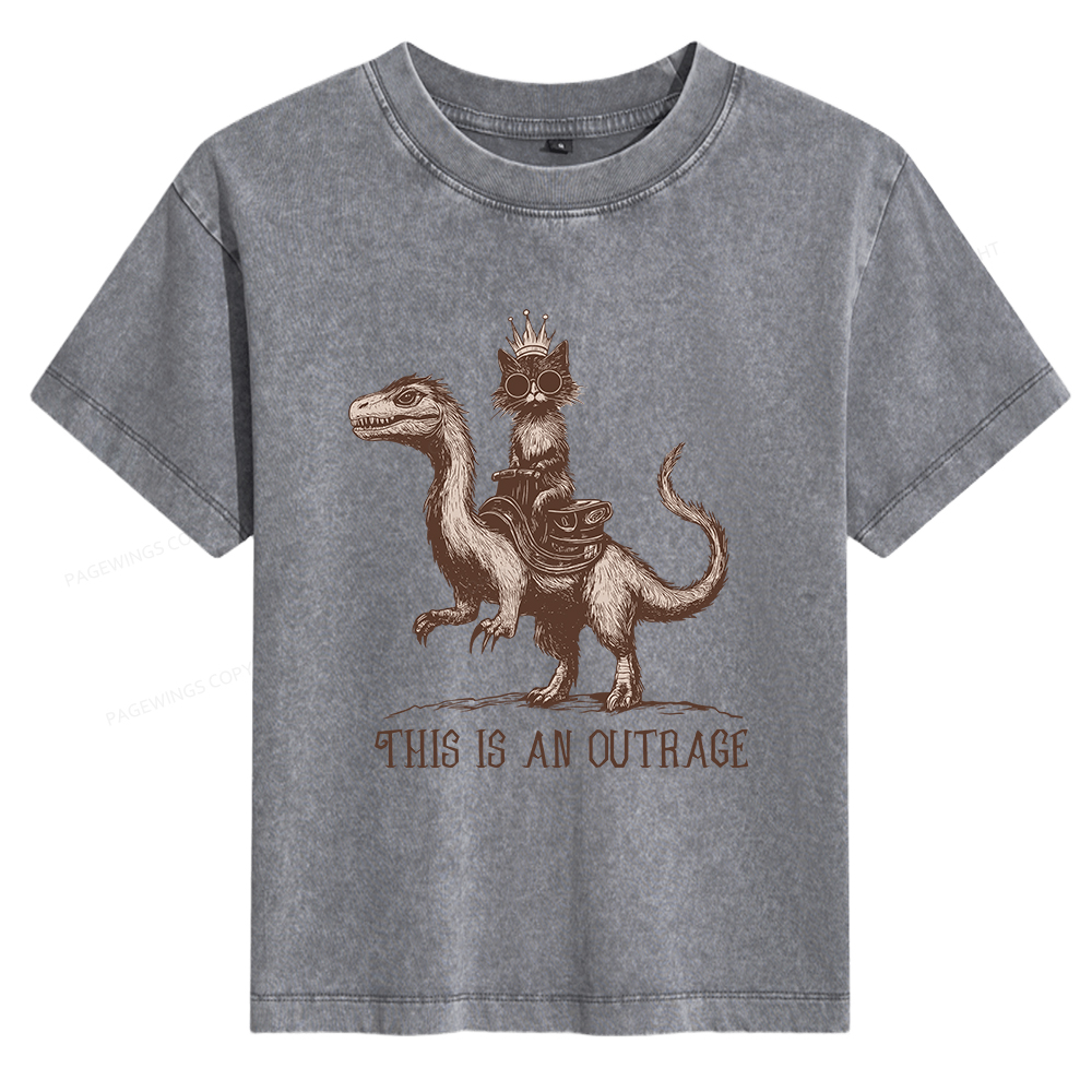 Pagewings Sci-Fi Book Lovers Women's Washed T-shirt