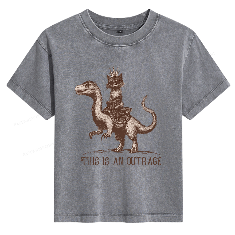 Pagewings Sci-Fi Book Lovers Women's Washed T-shirt