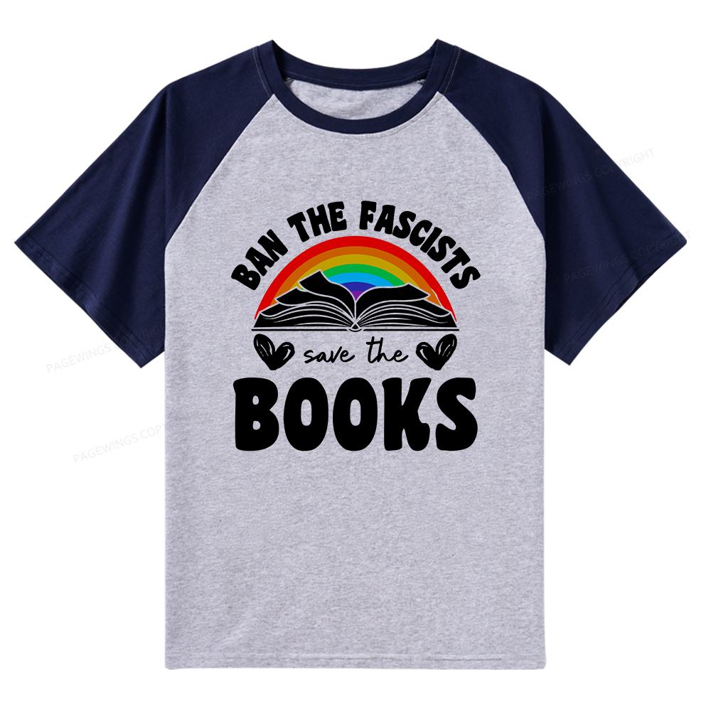 Pagewings Banned books T-Shirt Raglan T-shirt