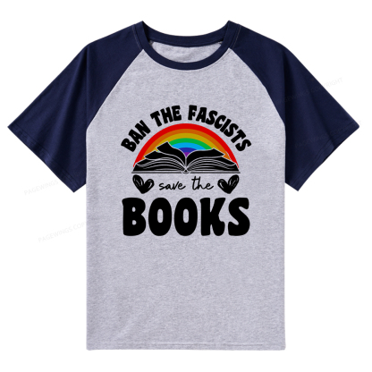 Pagewings Banned books T-Shirt Raglan T-shirt