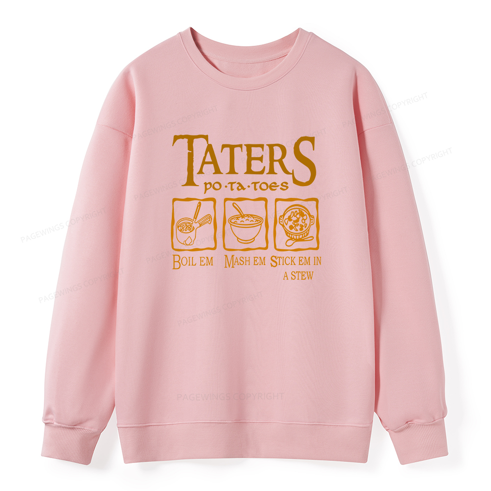 Pagewings Taters PoTaToes Unisex Classic Sweatshirt
