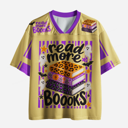 Pagewings Read More Books Unisex Mesh Jersey