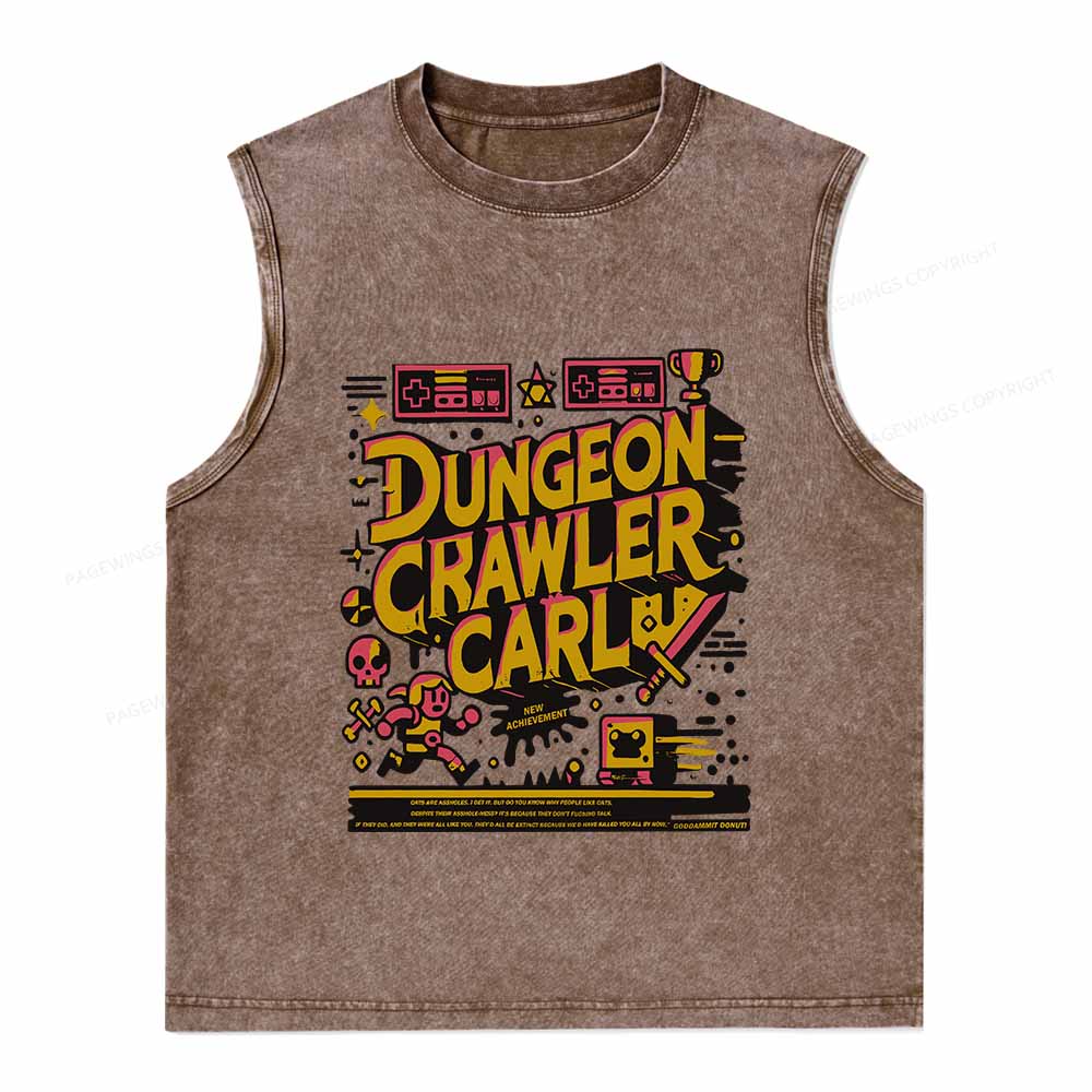 Pagewings Book New Achievement Washed Tank Top