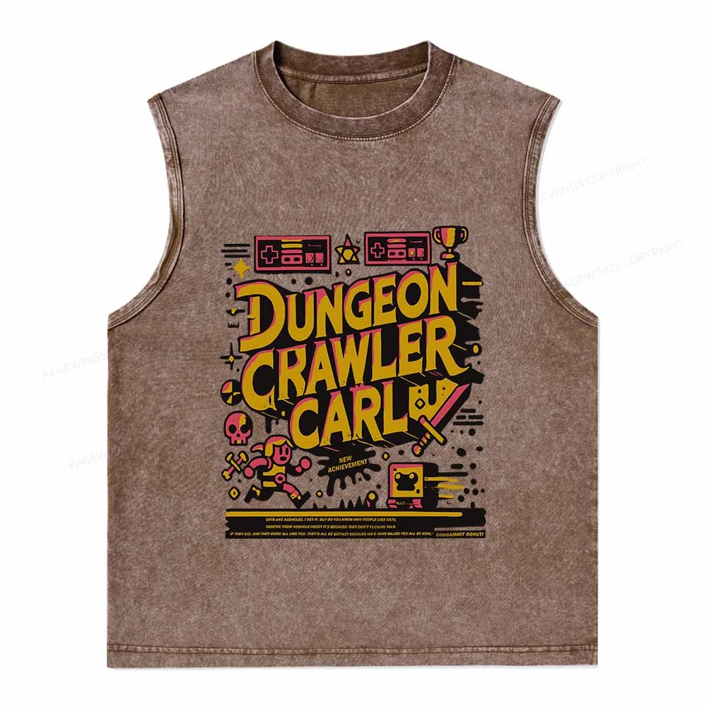 Pagewings Book New Achievement Washed Tank Top