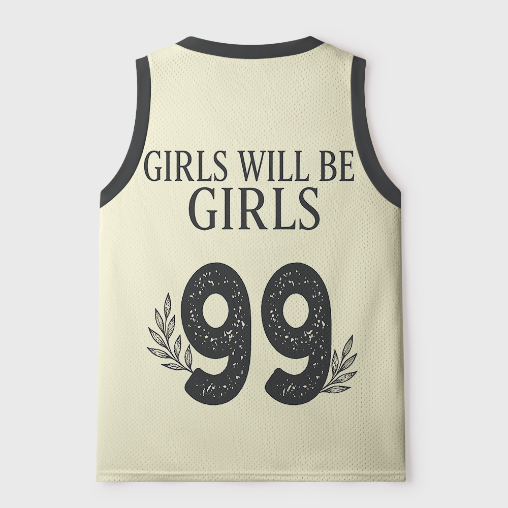 Pagewings Girls Will Be Girls Unisex Mesh Tank Top