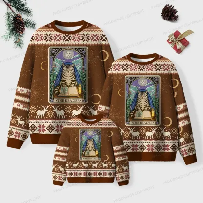 Pagewings The Reader Unisex Ugly Knit Sweatshirt