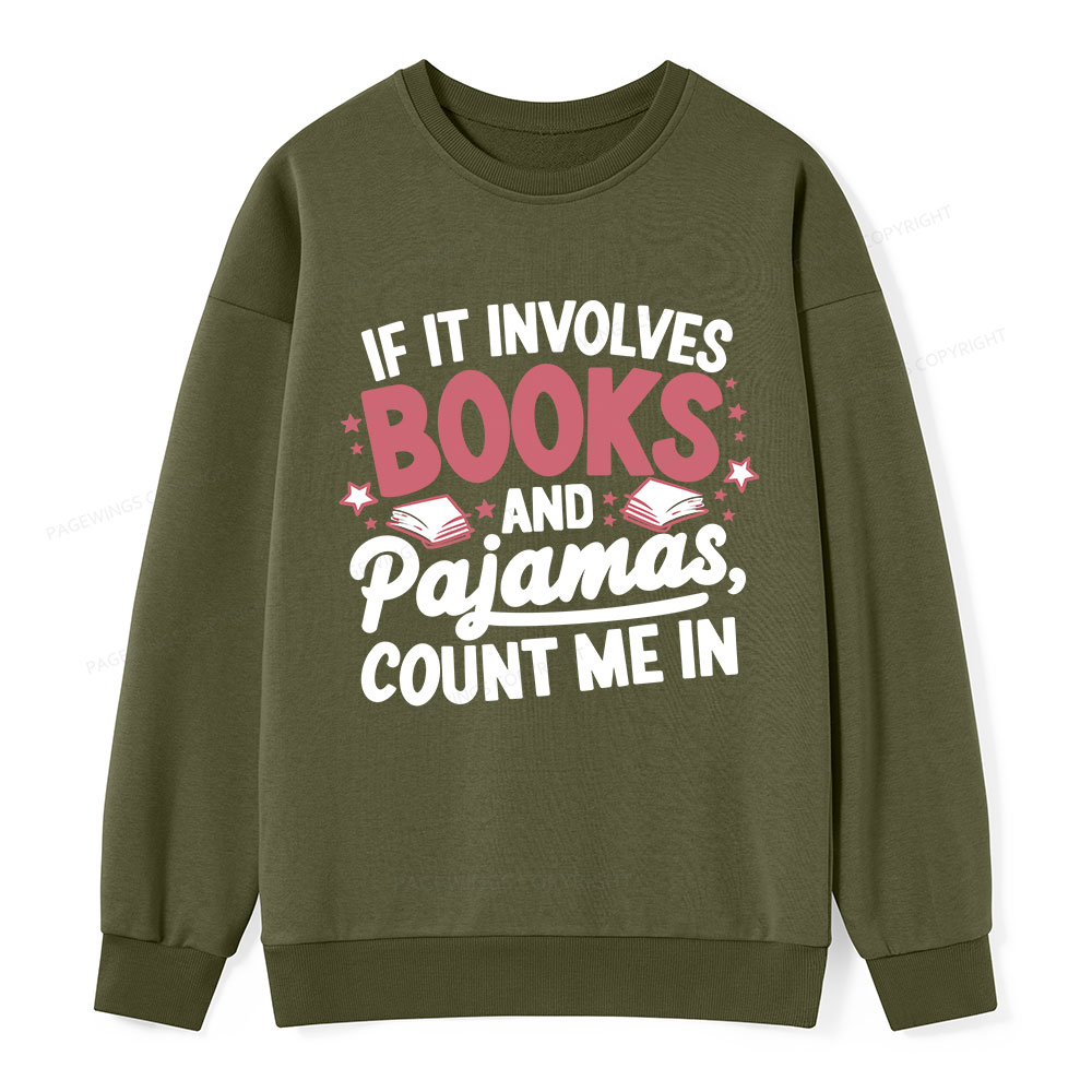Pagewing Lover Funny Book Reading Unisex Classic Sweatshirt
