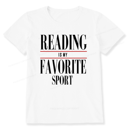 Pagewings Reading Is My Favorite Sport Unisex Classic T-shirt