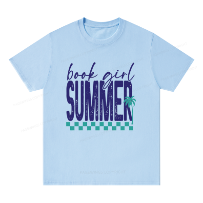 Pagewings Book Girl Summer Unisex Classic T-shirt