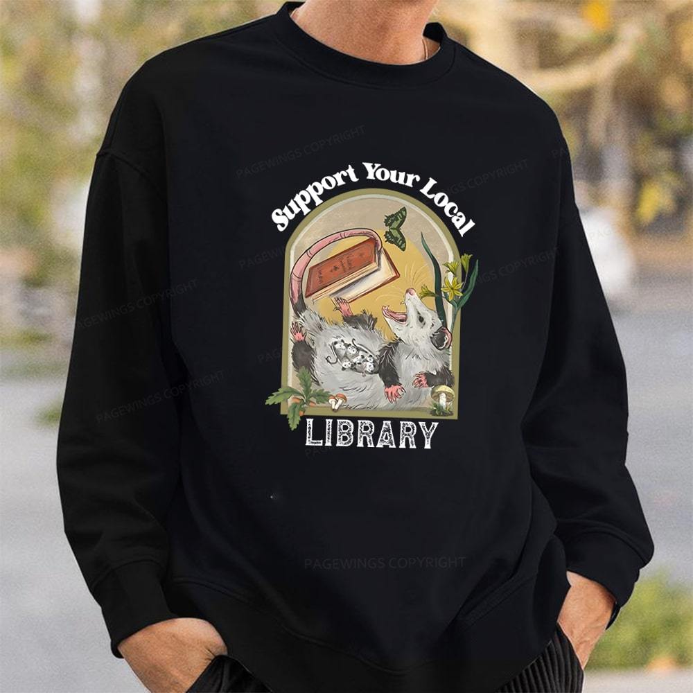Pagewings Library Readers Make Leaders Jersey Short Sleeve Tee Unisex Classic Sweatshirt