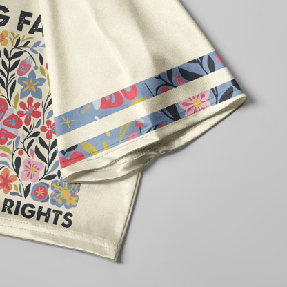 Pagewings Big Fan Of Human Rights Women's Cropped Jersey
