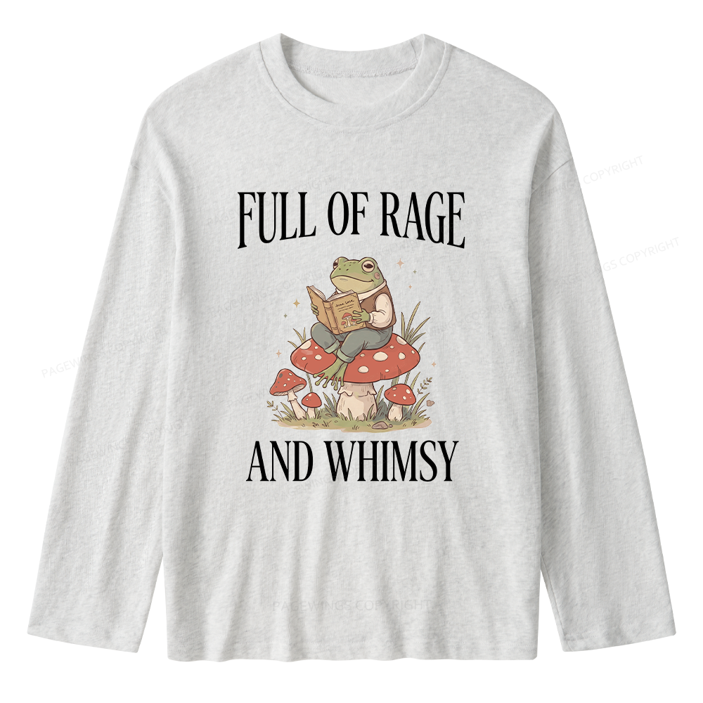 Pagewing Full of Rage and Whimsy Unisex Lightweight Long Sleeve T-Shirt