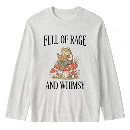 Pagewing Full of Rage and Whimsy Unisex Lightweight Long Sleeve T-Shirt