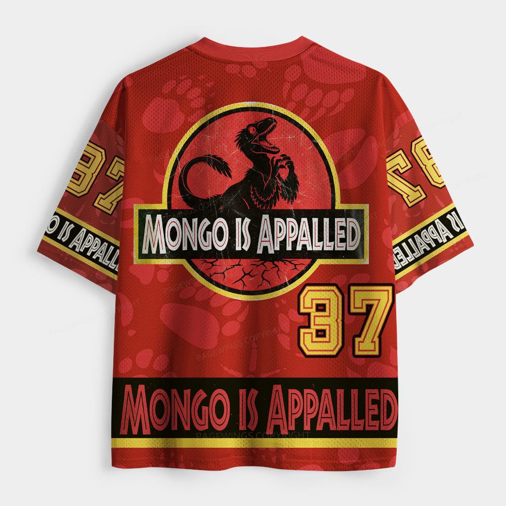 Pagewings Mongo Is Appalled Unisex Mesh Jersey