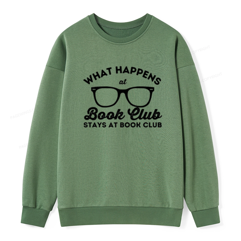 Pagewings What Happens At Book Club Unisex Classic Sweatshirt