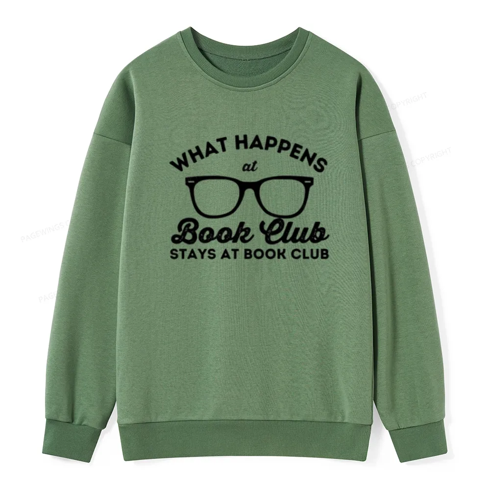 Pagewings What Happens At Book Club Unisex Classic Sweatshirt