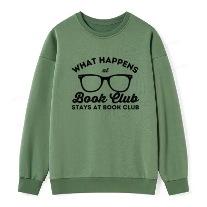 Pagewings What Happens At Book Club Unisex Classic Sweatshirt
