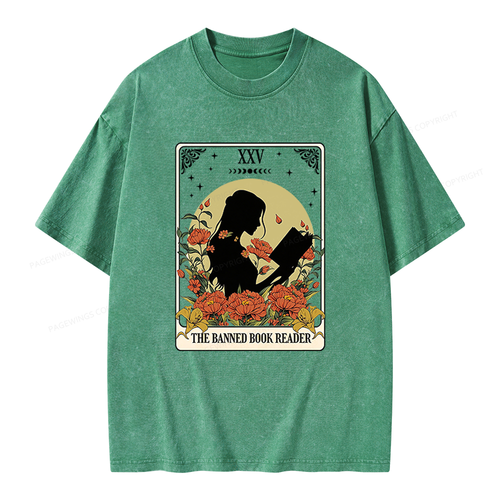 Pagewings The Banned Book Unisex Washed T-shirt