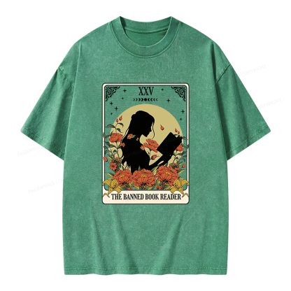 Pagewings The Banned Book Unisex Washed T-shirt