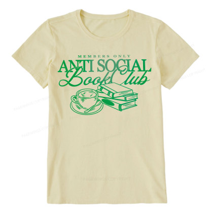 Pagewings Anti Social Book Club Unisex Classic T-shirt