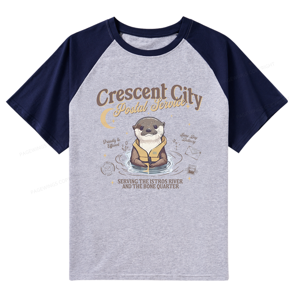 Pagewing Reading Fantasy Bookish Raglan T-shirt