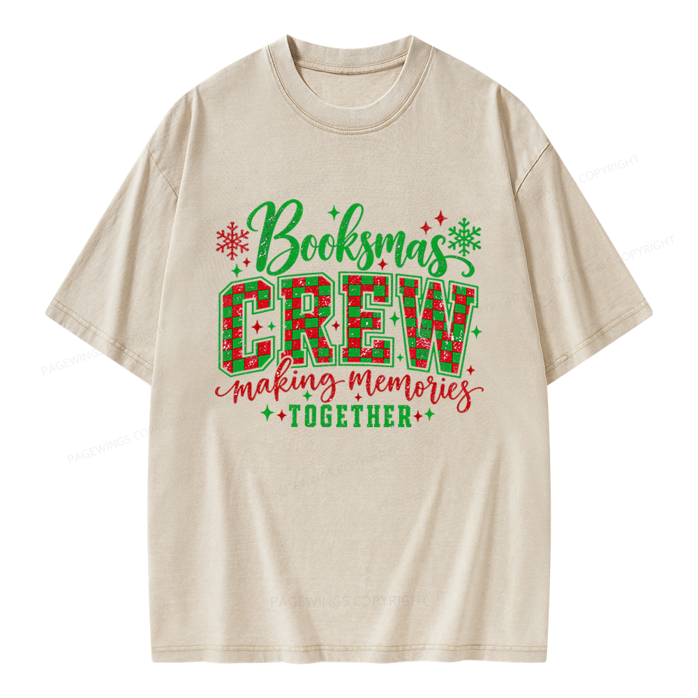 Pagewings Making Memories Unisex Washed T-shirt