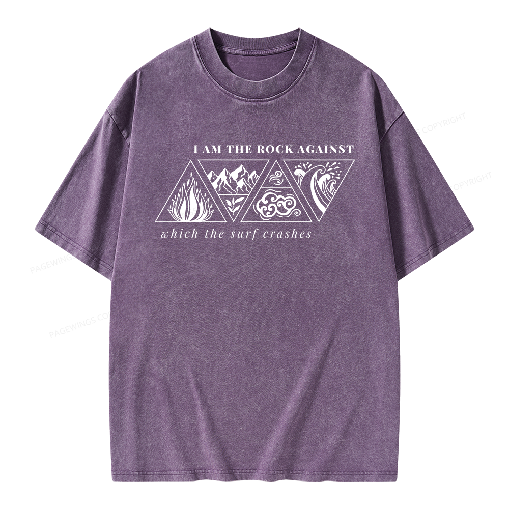 Pagewings Fantasy Bookish Unisex Washed T-shirt