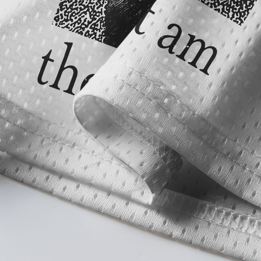 Pagewings I Do Not Think Therefore I Do Not Am Unisex Mesh Jersey