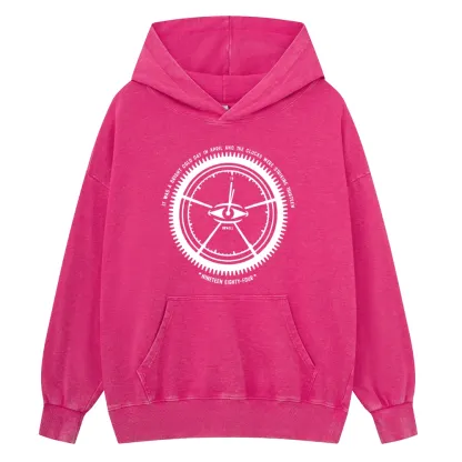 Pagewings Nineteen Eighty-Four Unisex Washed Hoodie