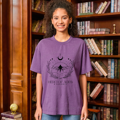 Pagewings Hero Unisex Washed T-shirt