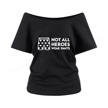Pagewings Sci-Fi Book Lover Women Off Shoulder T-shirts