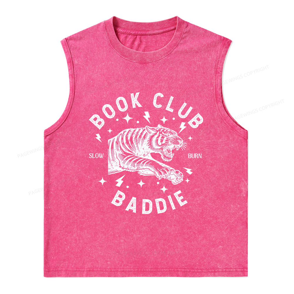 Pagewings Book Club Unisex Washed Tank Top