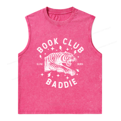 Pagewings Book Club Unisex Washed Tank Top