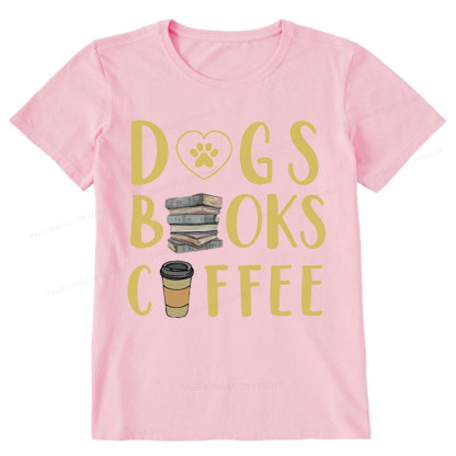 Pagewing Dogs, Books, Coffee Unisex Classic T-shirt