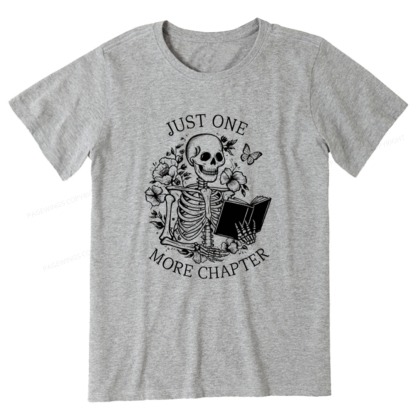 Pagewings One More Chapter Skeleton Unisex Tee Unisex Classic T-shirt