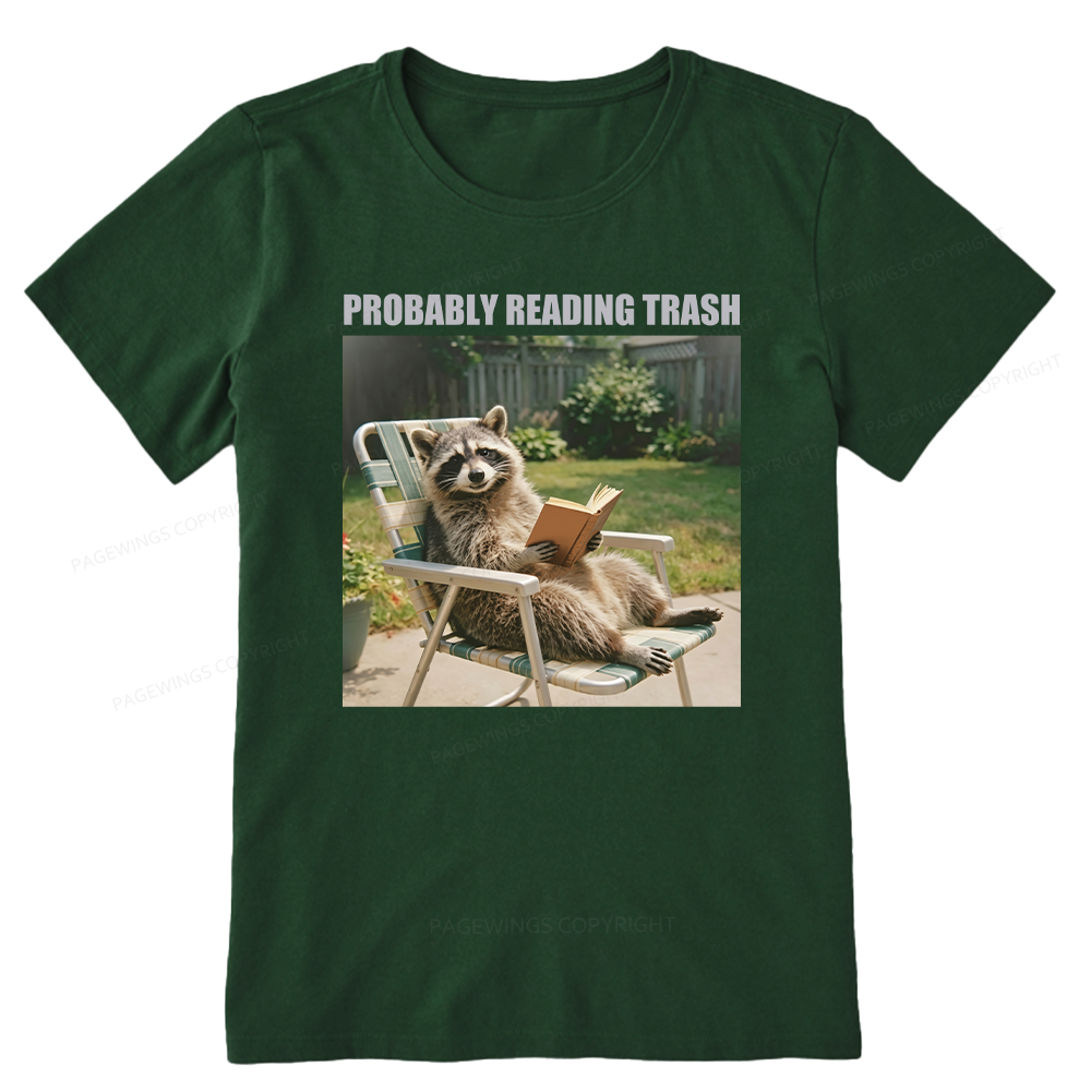 Pagewings Probably Reading Trash Unisex Classic T-shirt