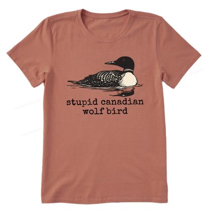 Pagewings Stupid Canadian Wolf Bird Unisex Classic T-shirt