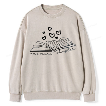 Pagewing Valentine Gift For Book Lover  Unisex Washed Sweatshirt