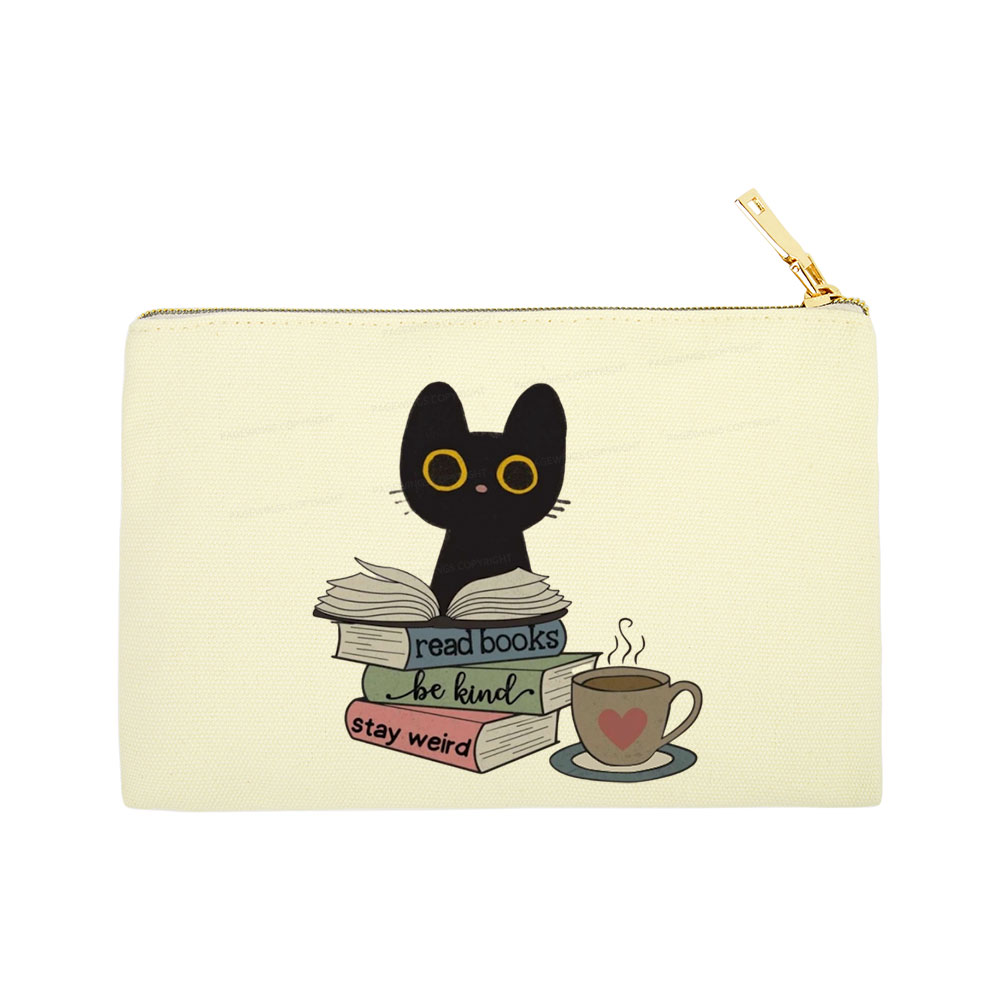 Pagewings Read Books Be Kind Stay Weird Pouch