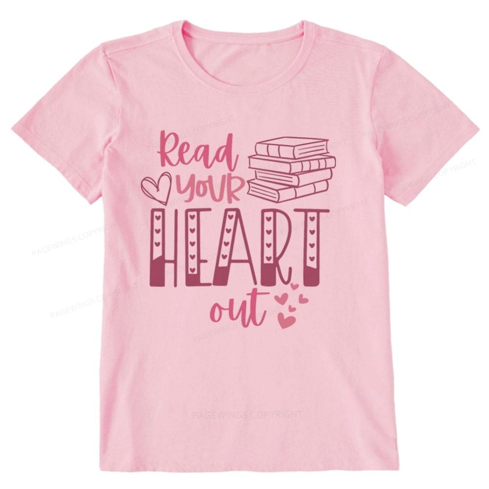 Pagewings Valentine Sweatshirt Read Your Heart Unisex Classic T-shirt