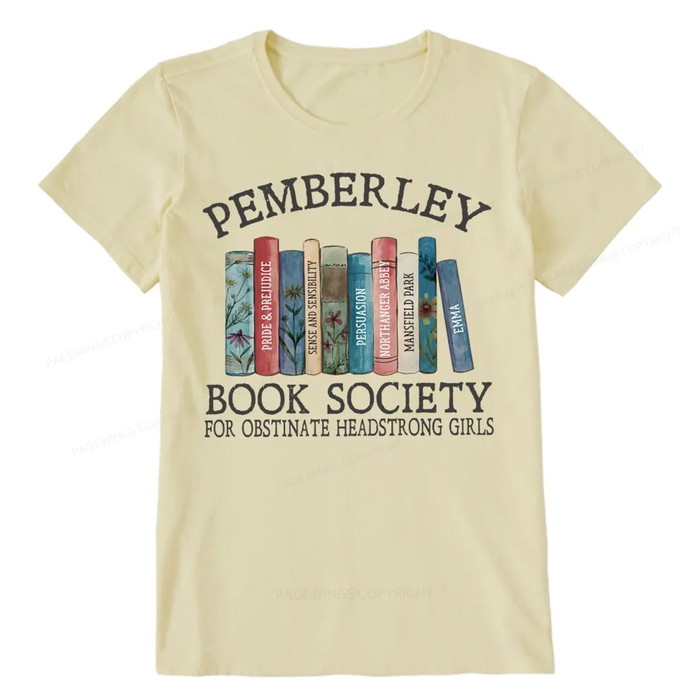 Pagewings Pemberley Book Society Unisex Classic T-shirt