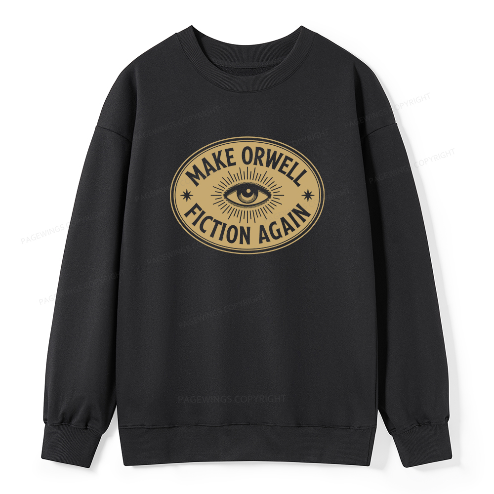 Pagewings Make Orwell Fiction Again Unisex Classic Sweatshirt