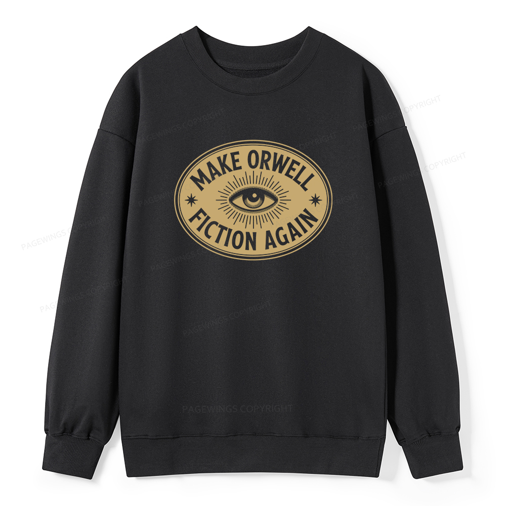 Pagewings Make Orwell Fiction Again Unisex Classic Sweatshirt